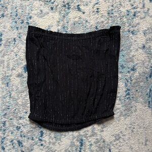 Black Sparkle Tube Top